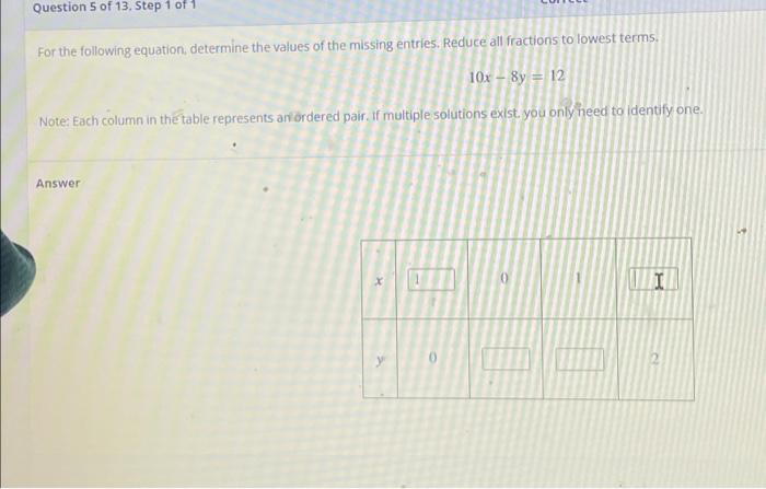 Solved For The Following Equation, Determine The Values Of | Chegg.com