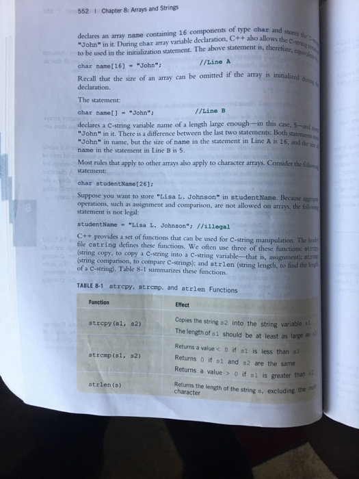 Solved Lab 2: (one task for Program 5): Declare an array of | Chegg.com