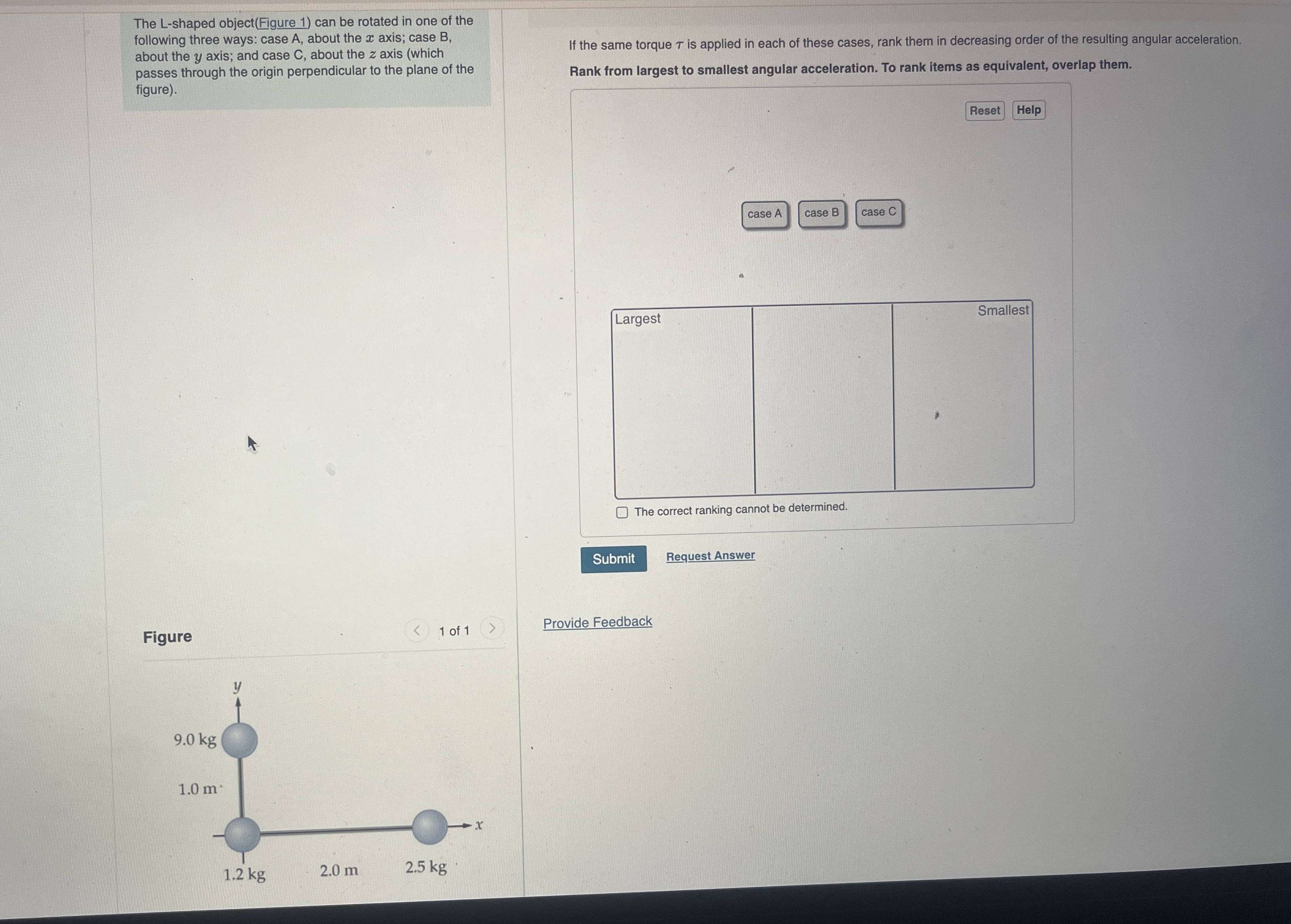 Solved The Lshaped object(Figure 1) ﻿can be rotated in one
