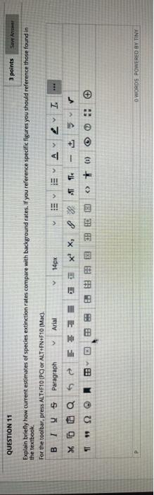 Solved QUESTION 11 3 points Save Answer Explain briefly how | Chegg.com