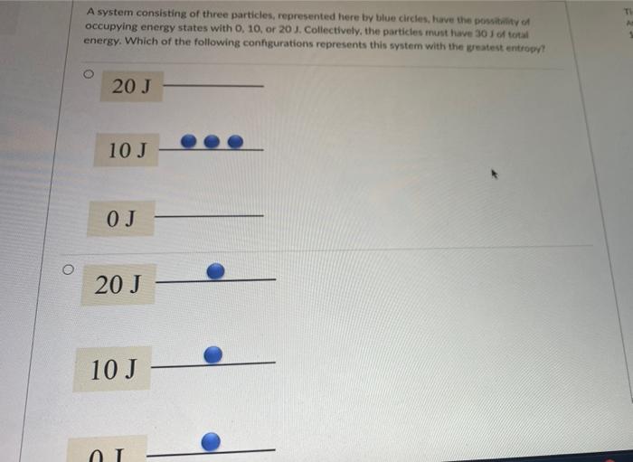 Solved A system consisting of three particles, represented | Chegg.com