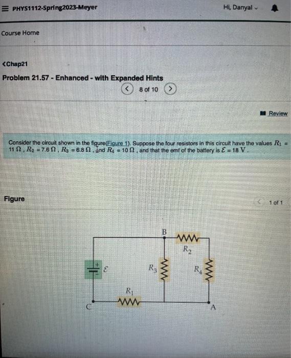 Solved Consider The Circuit Shown In The Fiqure(Figure 1). | Chegg.com