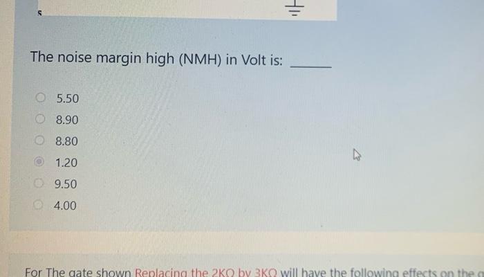 Solved and find :i input low i input highi output lowi | Chegg.com
