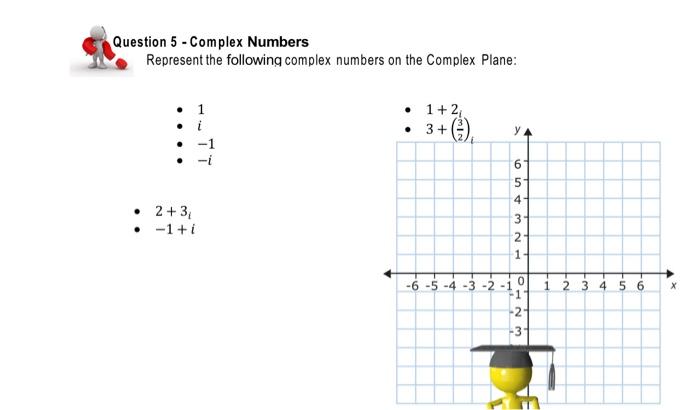 Solved Question 5 - Complex Numbers Represent The Following | Chegg.com