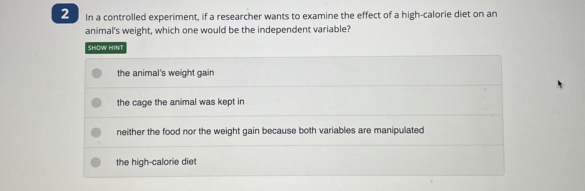 [Solved] 2 In a controlled experiment, if a researcher want