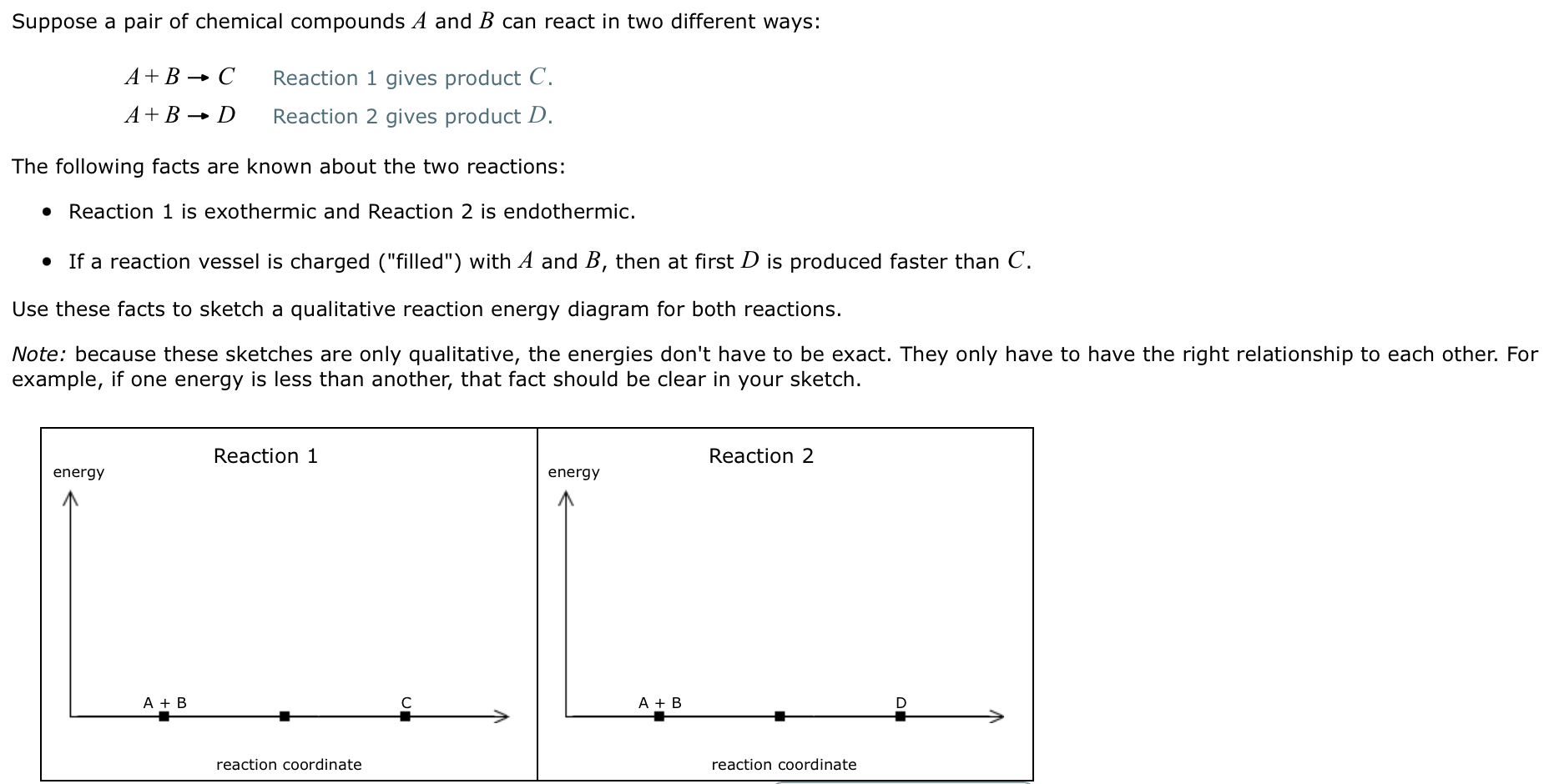 Solved Suppose a pair of chemical compounds A and B ﻿can | Chegg.com