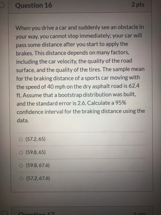 Solved Question 13 2 pts Construct an interval estimate for | Chegg.com