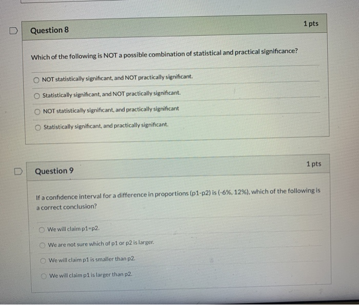 Solved Question 8 1 pts Which of the following is NOT a | Chegg.com