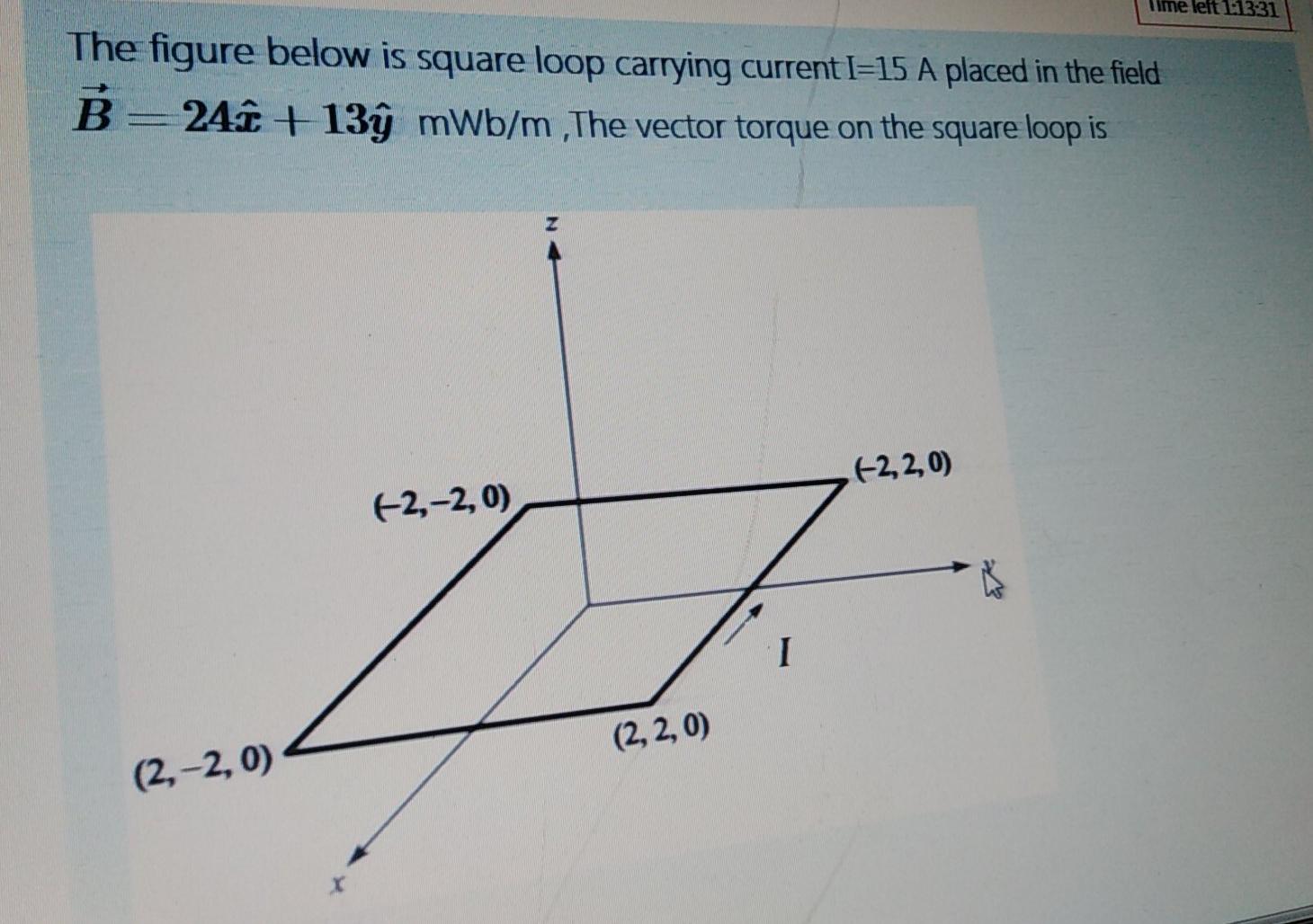 Solved Ime leit11331 The figure below is square loop | Chegg.com