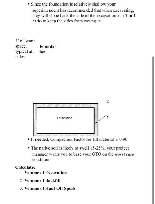 Solved You have been tasked with developing the QTO for a | Chegg.com