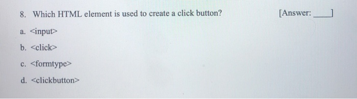 Solved 6. What is the correct way to create a JavaScript | Chegg.com
