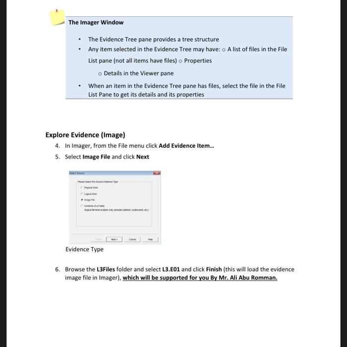 Solved Task 1 Basic Imaging Ftk Imager Task Objectives Chegg Com