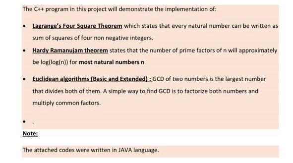 Solved Lagrange's four square theorem says every natural