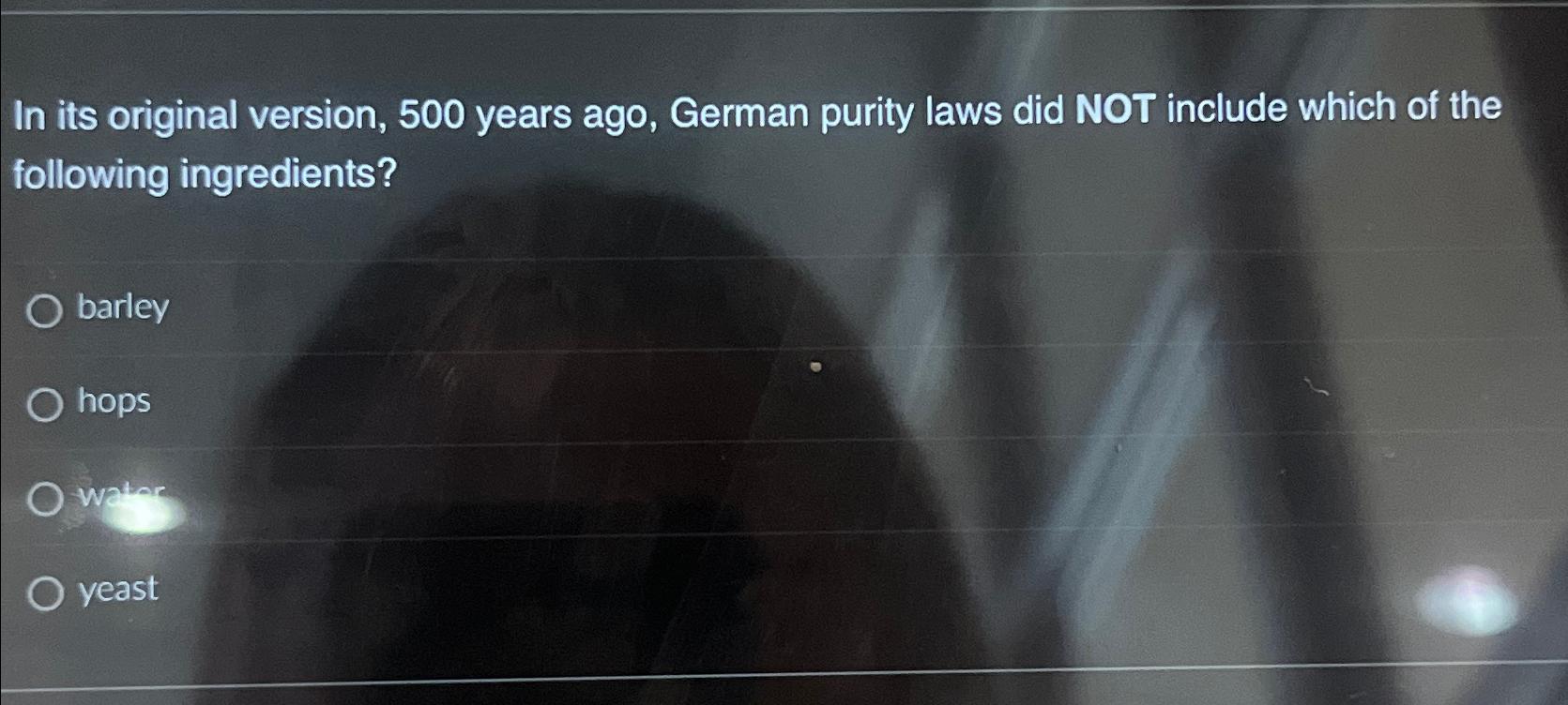Solved In its original version, 500 ﻿years ago, German | Chegg.com