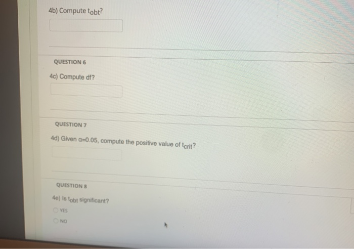 Solved QUESTION 4 4) We are doing an experiment to determine | Chegg.com