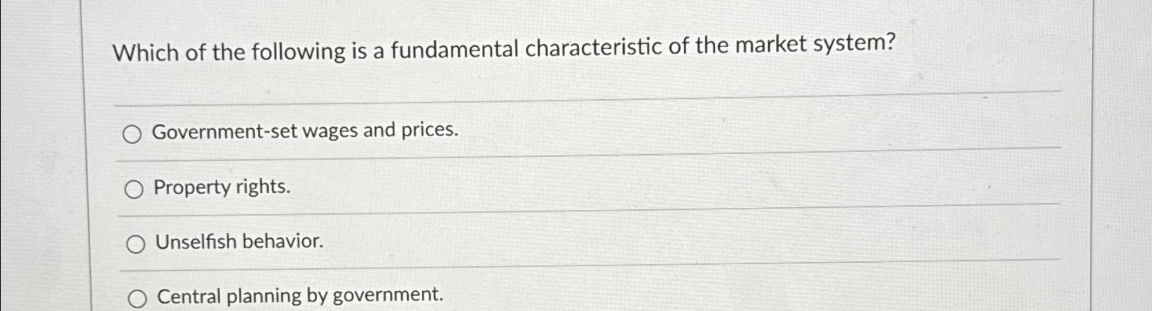 Solved Which of the following is a fundamental | Chegg.com