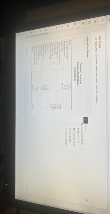 Solved Instructions Use The Adjusted Trial Balance Below To | Chegg.com