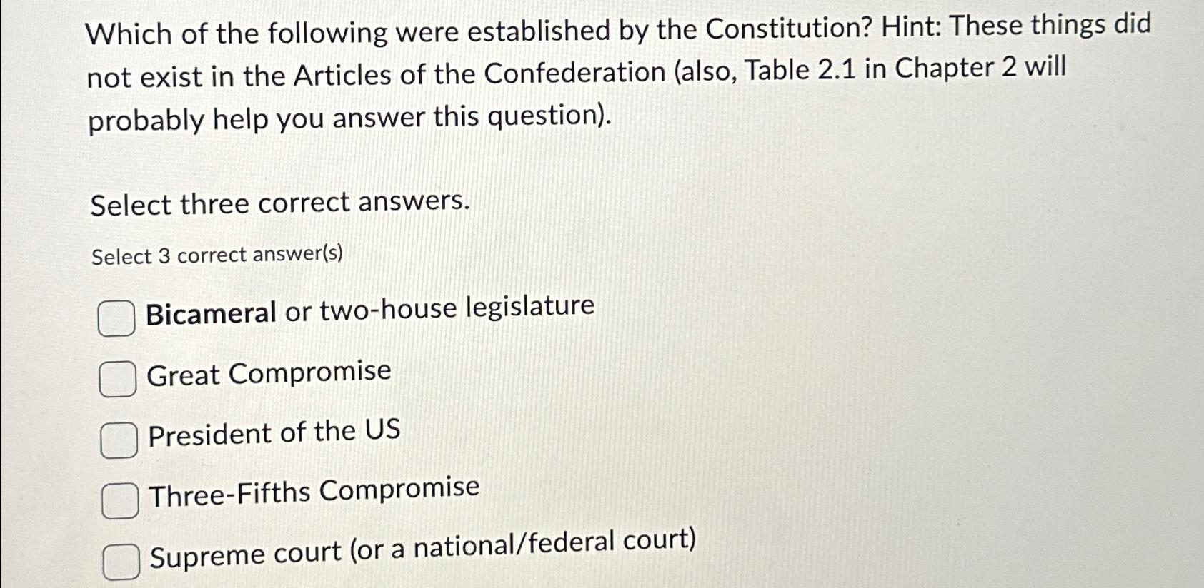 A supreme court did not 2025 exist under the articles of confederation