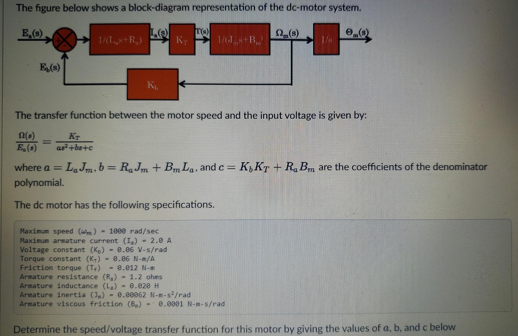 Solved The Figure Below Shows A Block-diagram Representation | Chegg.com