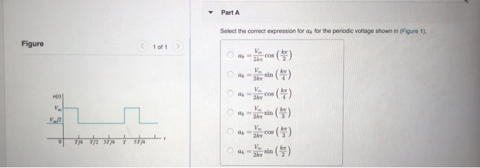 Solved Part A Select the correct expression for ax for the | Chegg.com