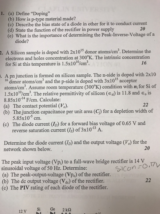 Solved (a) Define 