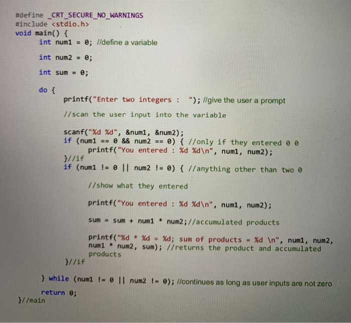 Solved write a pseudocode for this code. the second picture | Chegg.com