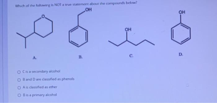 Solved Which of the following is NOT a true statement about | Chegg.com