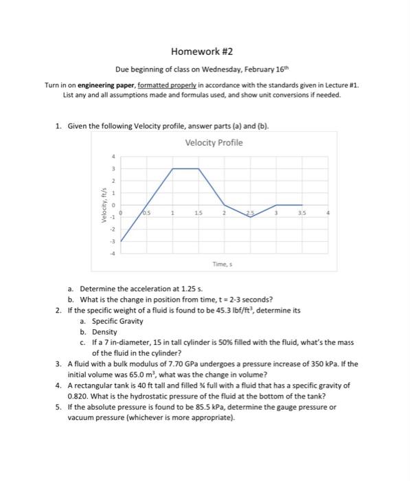 Solved Homework #2 Due beginning of class on Wednesday, | Chegg.com
