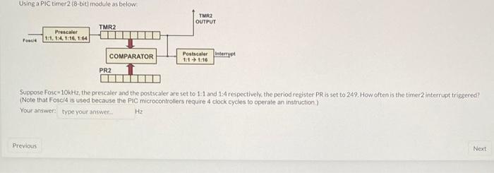 Solved Suppose Fose 10ktz, the presealer and the postscaler | Chegg.com