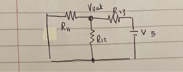 Solved how do i calculate v.out if v5 3.3 r11 2200 r12 Chegg