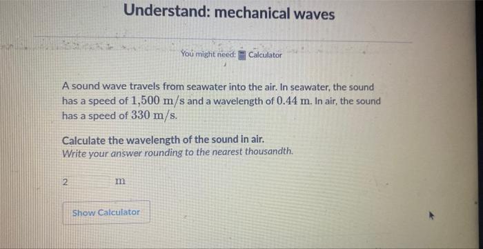 speed of sound in seawater at 5 degrees celsius