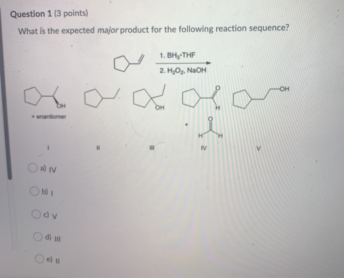 Solved Question 1 (3 points) What is the expected major | Chegg.com