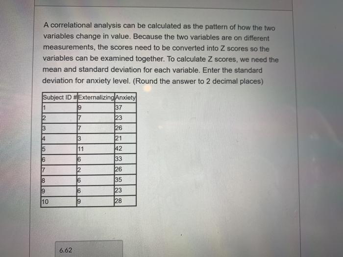 Solved Calculate the correlation coefficient r value using | Chegg.com