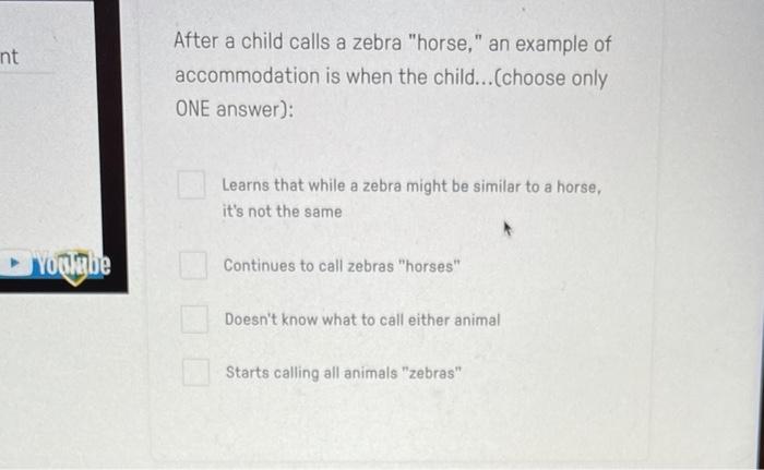 Solved int After a child calls a zebra 