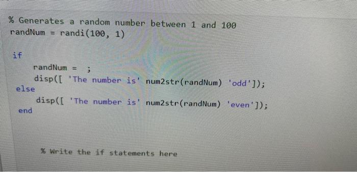 SOLVED: Write the MATLAB code to generate a random number between 1 and 3  using the randi function. You can find more information about randi at   Consider the Monty  Hall problem (
