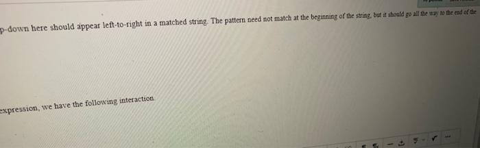 Solved QUESTION 2 Write a regular expression that matches a | Chegg.com