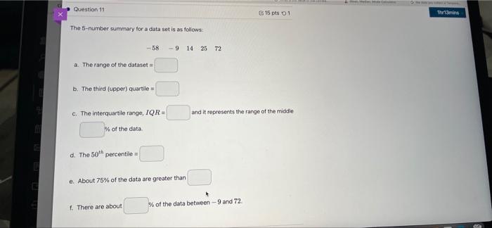 Solved Question 7 10 Pts 01 Thrimin Given The Following | Chegg.com