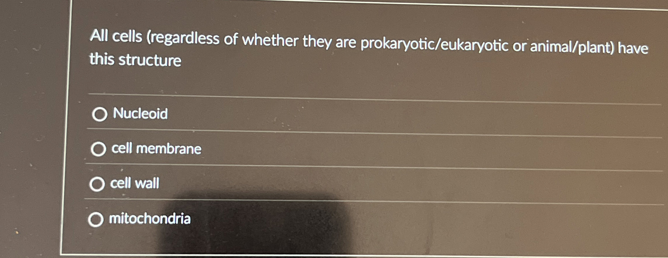 Solved All cells (regardless of whether they are