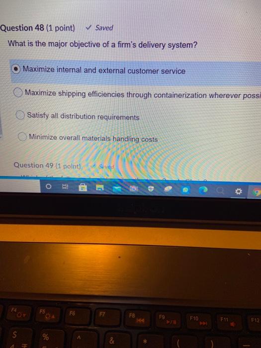 Solved Question 48 (1 point) Saved What is the major | Chegg.com