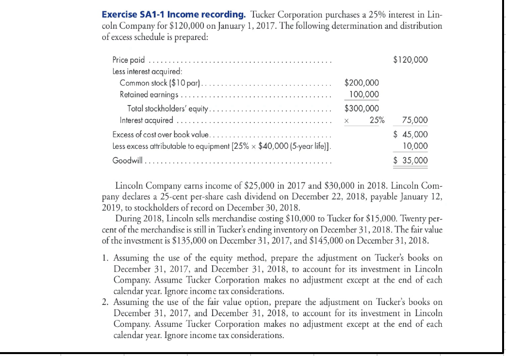 Service Income Recording Solved Exercise SA1-1 Income recording: Exercise SA1-1 | Chegg.com