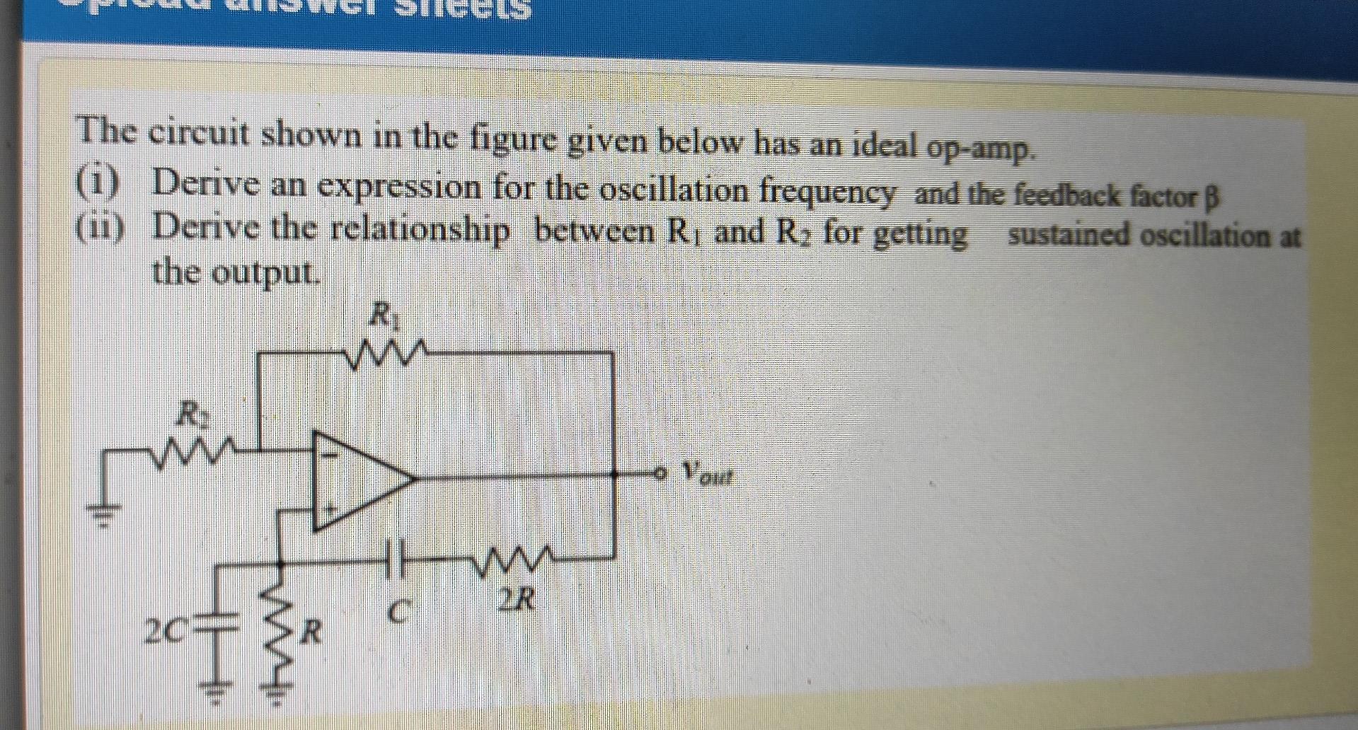 Solved Sketch the output waveforms for the circuit given | Chegg.com