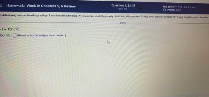 Solved = Homework: Week 0: Chapters 5, 6 Review Question 1, | Chegg.com