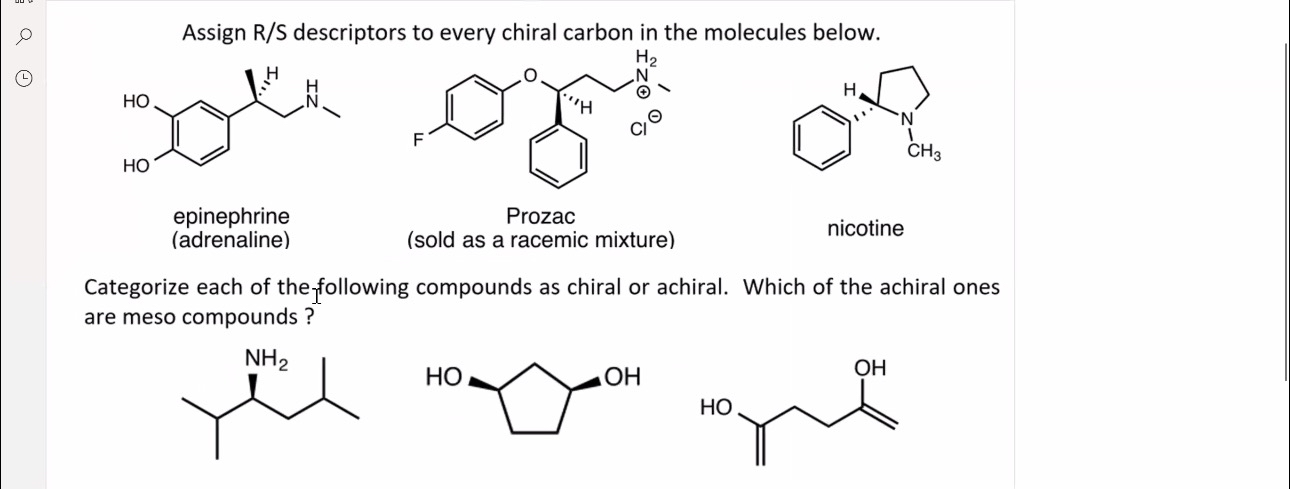 Assign R/S descriptors to everv chiral carbon in the | Chegg.com