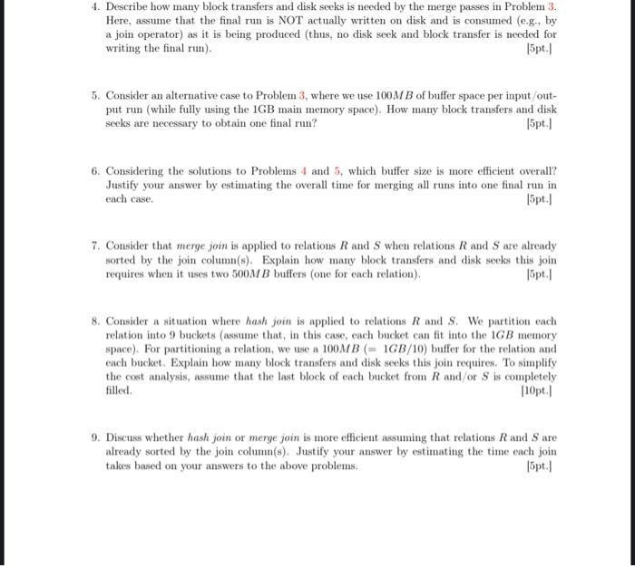 Solved Problems Solve the following problems based on | Chegg.com