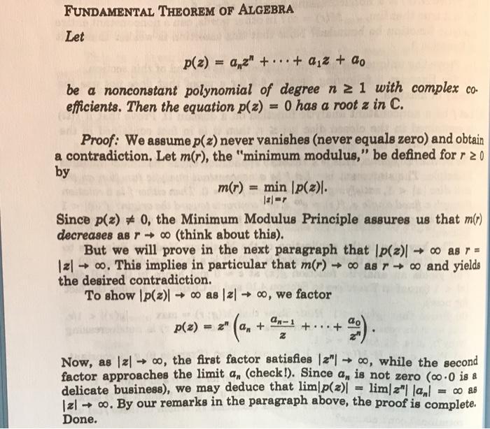 Solved 3 Let P Z Be A Polynomial Whose Coefficients Are Chegg Com