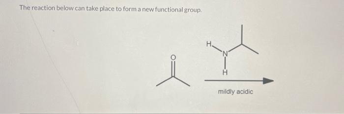 Solved The reaction below can take place to form a new | Chegg.com