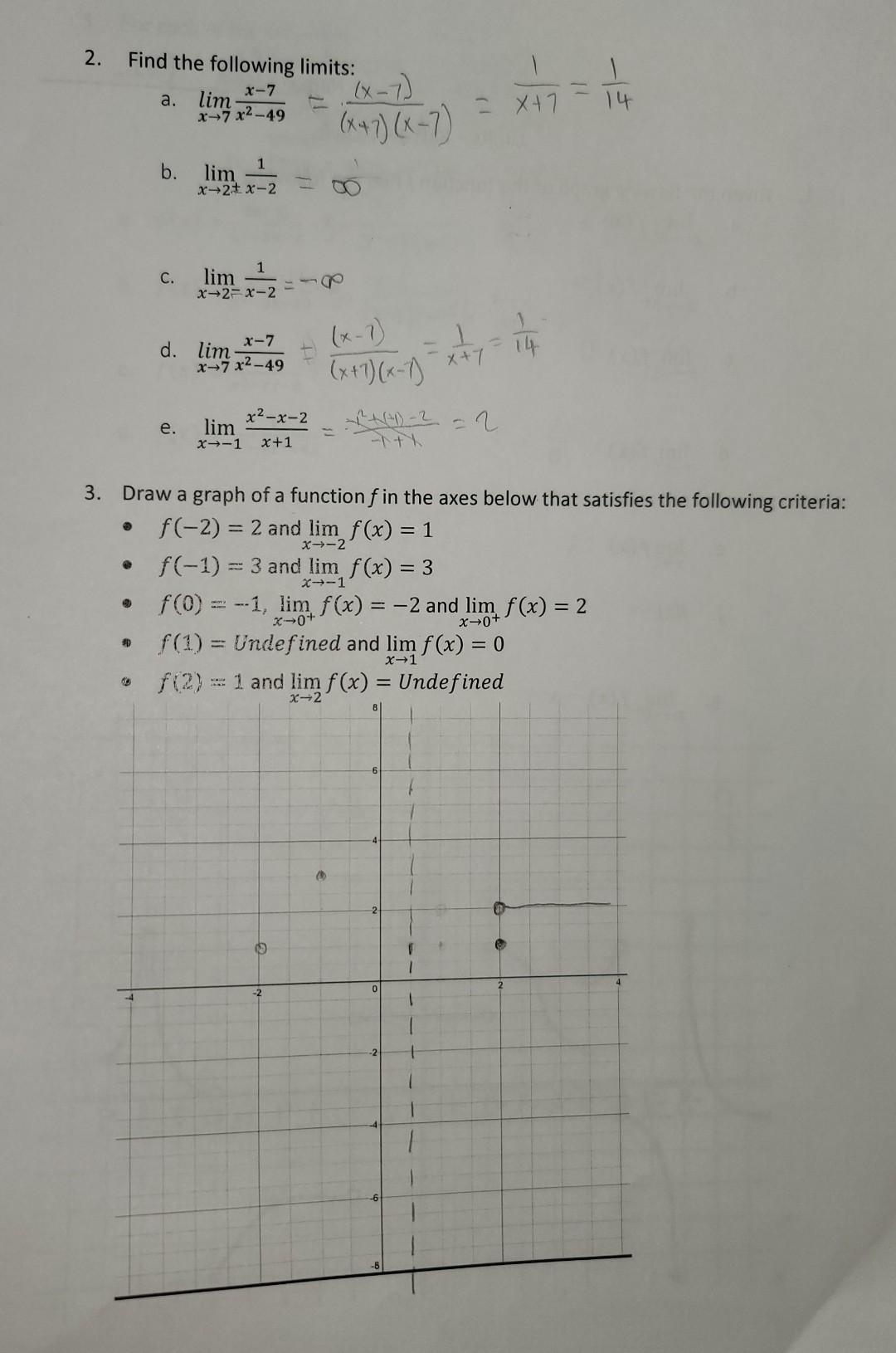 solved-2-find-the-following-limits-x-7-x-7-a-x-7-x2-49-chegg