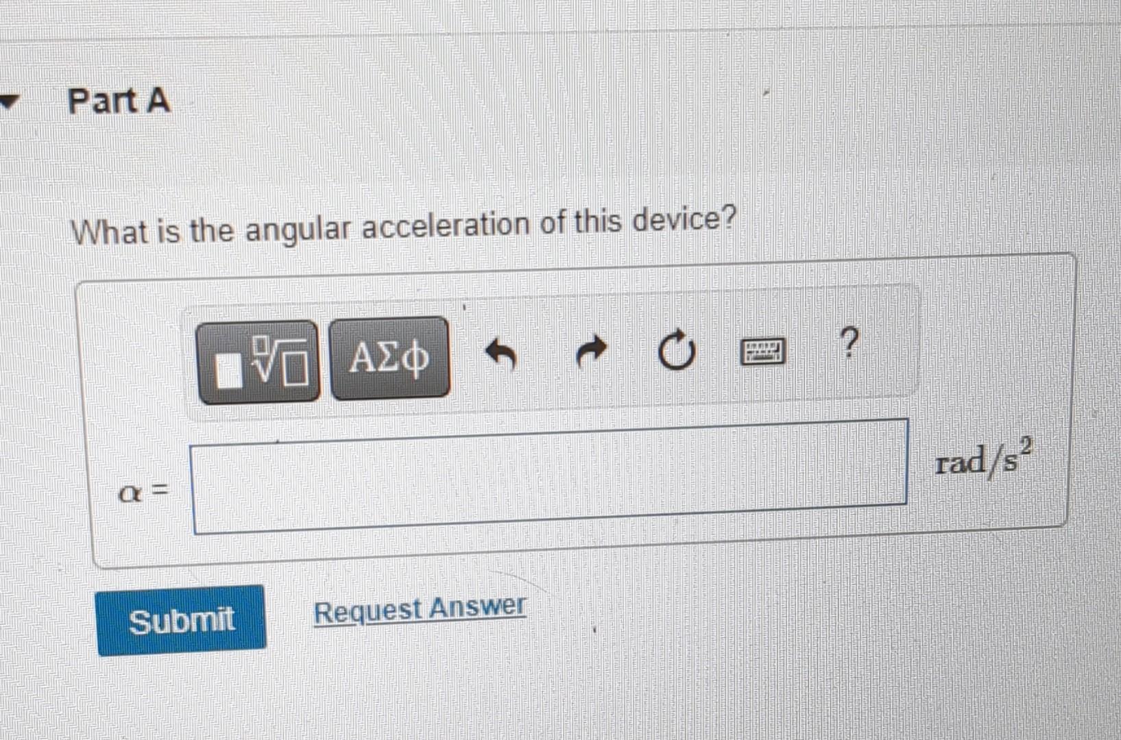 Solved FigureWhat is the angular acceleration of this | Chegg.com