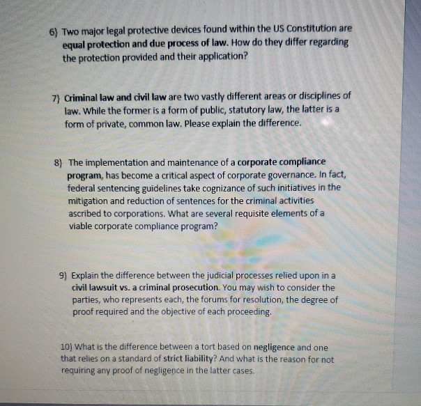 1 Laws May Emanate From A Variety Of Sources As Chegg Com