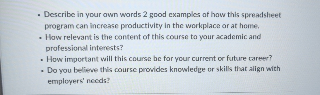 Solved Describe in your own words 2 ﻿good examples of how | Chegg.com